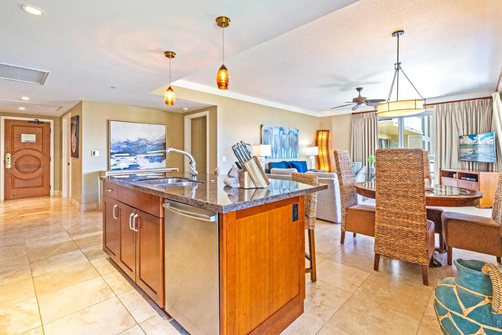 Kbm Resorts Free Car Honua Kai Hokulani Ocean View 2Bedroom Condo Hkh-409 Remodeled Ocean View Kaanapali
